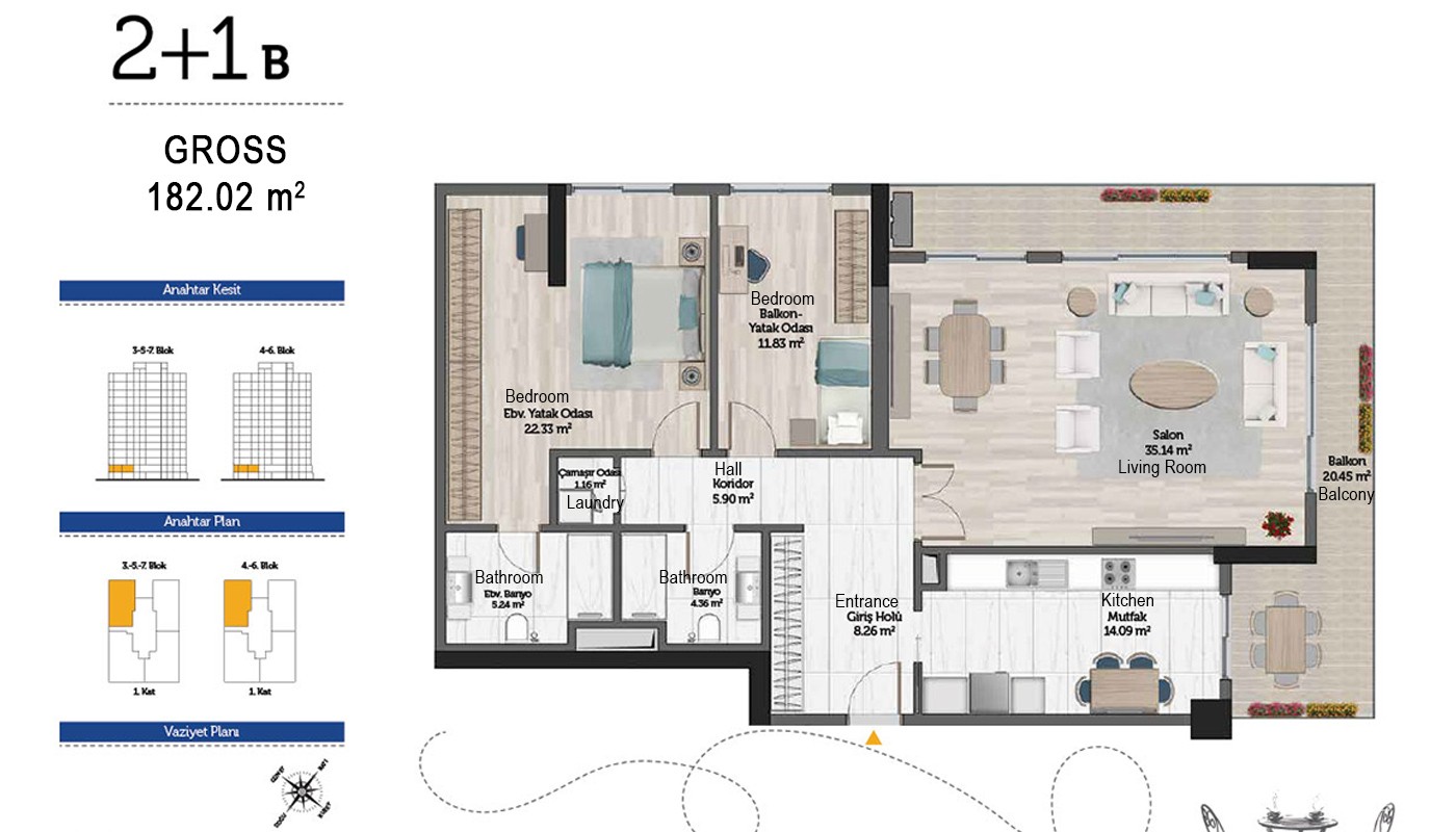 High-quality Istanbul Apartments with Stunning Architecture - 17144