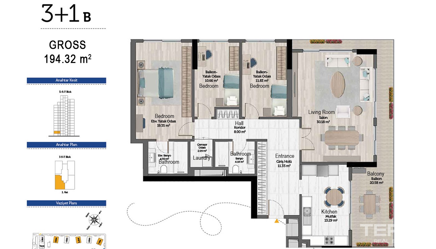 High-quality Istanbul Apartments with Stunning Architecture - 17152