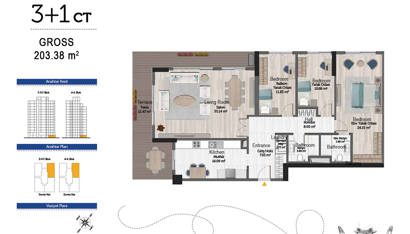 High-quality Istanbul Apartments with Stunning Architecture - 17153