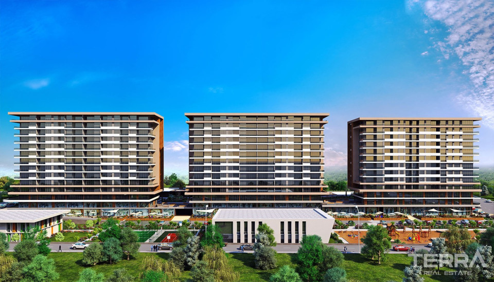 Sea View Istanbul Apartments in Azur Marmara Close to All Amenities