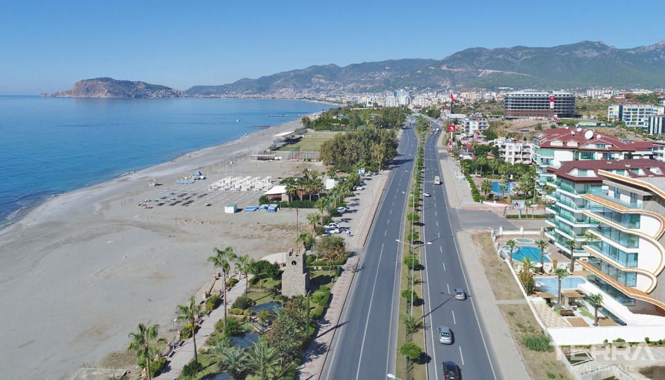 Seafront Apartments in Alanya Kestel with a Unique Design
