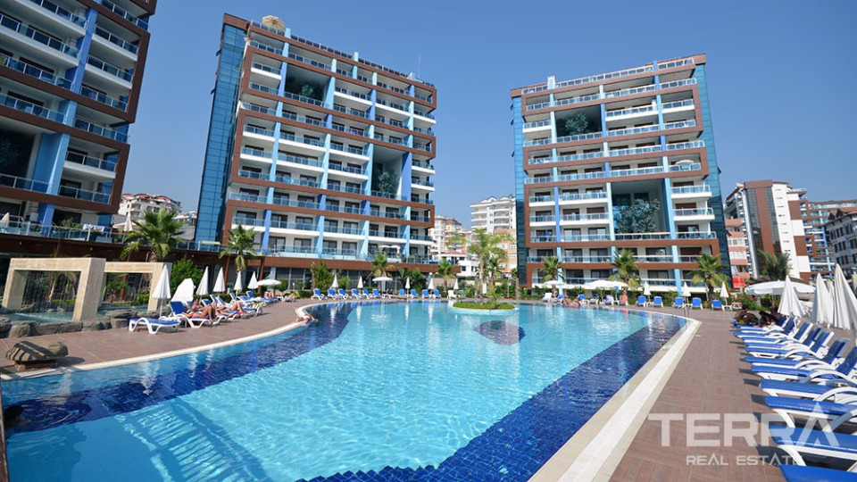 Bargain-priced Apartment for Sale in Alanya in A Prestigious Complex