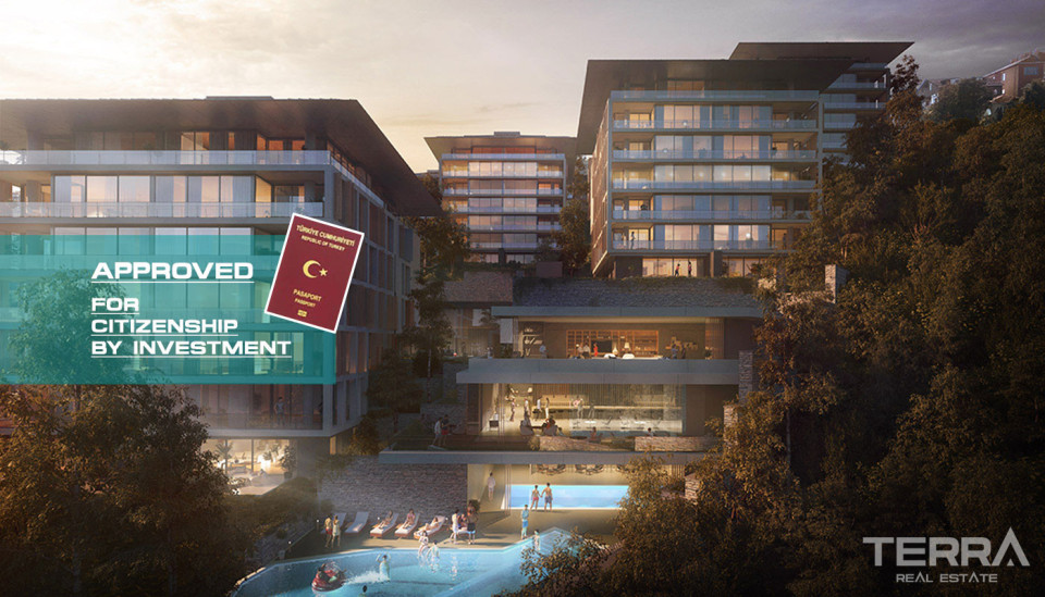 Sea View Istanbul Apartments for Sale in Nef Kandilli in Üsküdar