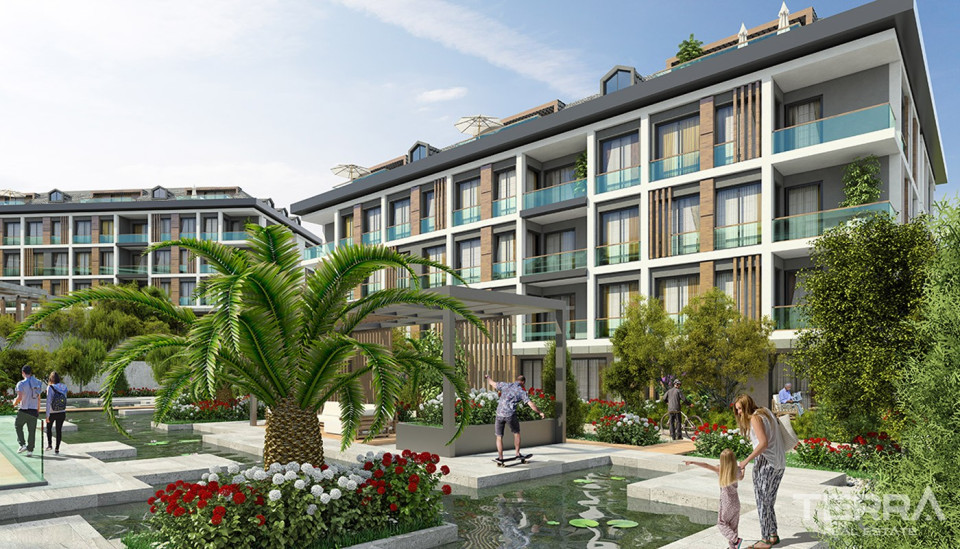 Sea view Apartments with Beautiful Garden in Istanbul Beylikdüzü