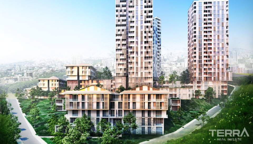 Stylish Apartments in Wonderful Green Scenery in Istanbul Başakşehir