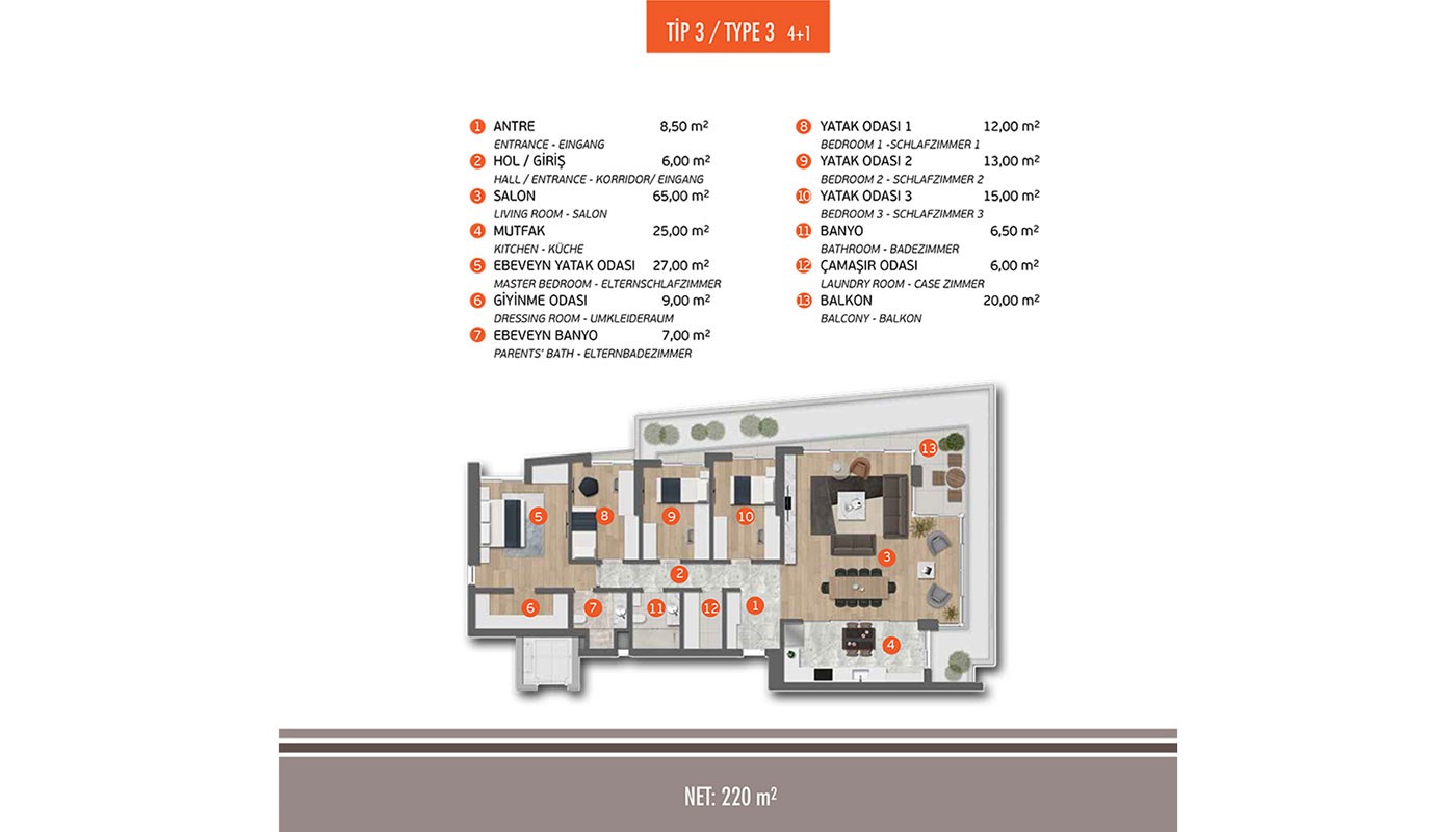 Smartly-Designed Apartments by the Sea in Makiport in Konyaaltı - 20200