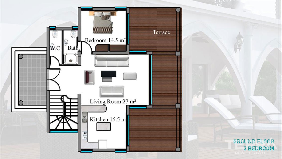 Sea View Villas in Kyrenia Esentepe With Private Pool - 20662
