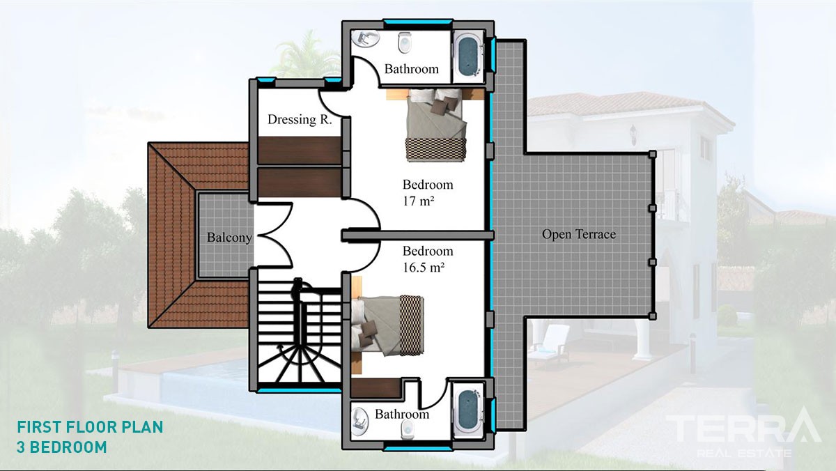 Sea View Villas in Kyrenia Esentepe With Private Pool - 20663