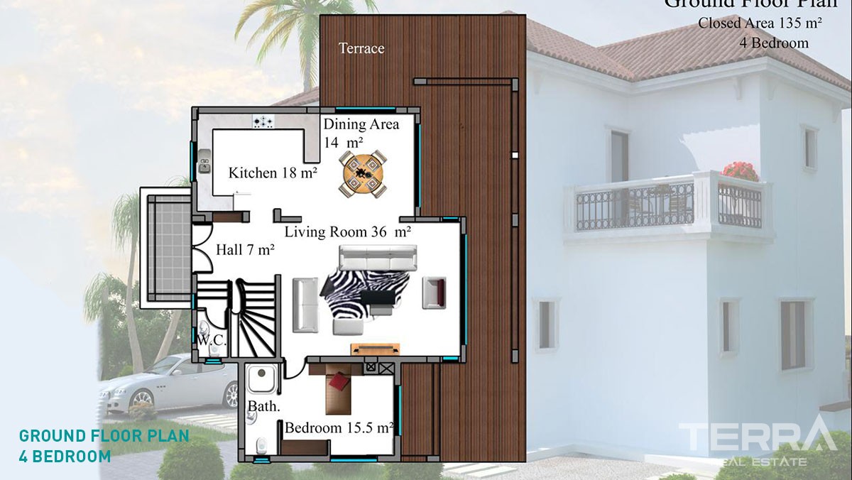 Sea View Villas in Kyrenia Esentepe With Private Pool - 20664