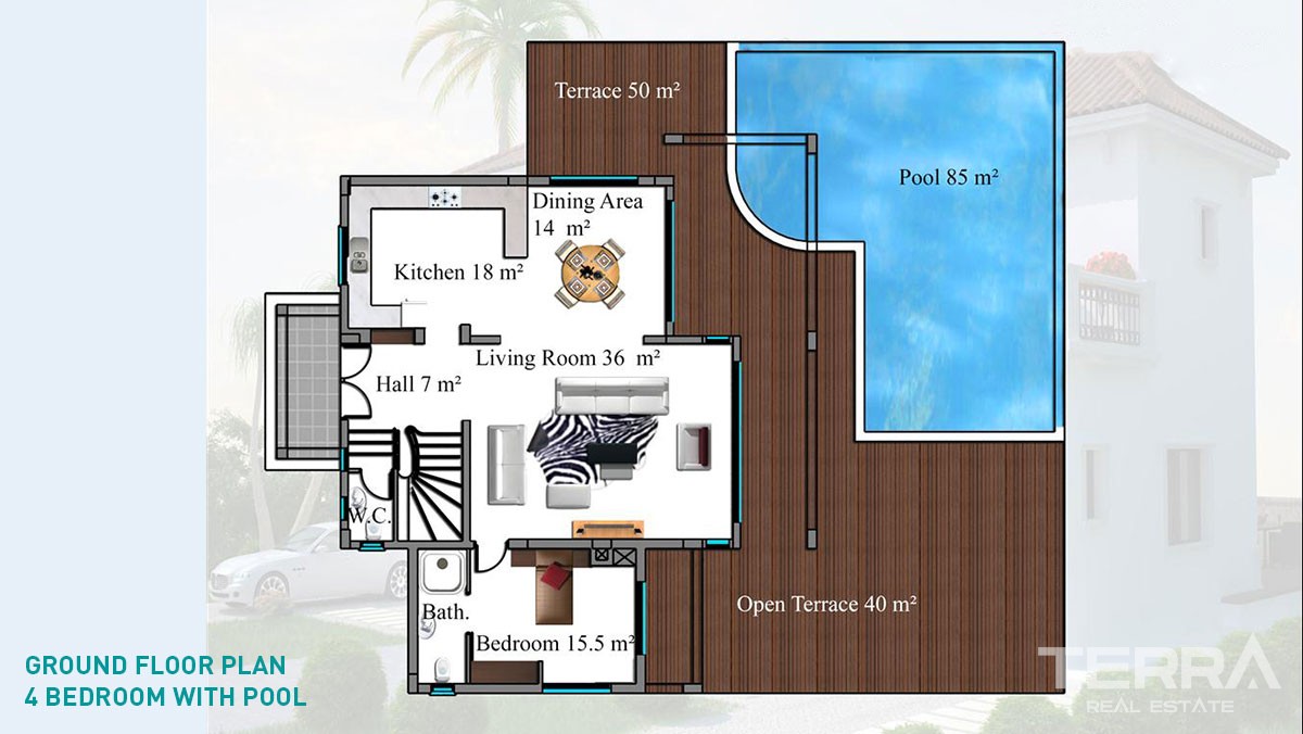 Sea View Villas in Kyrenia Esentepe With Private Pool - 20665