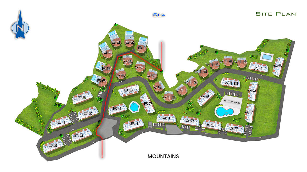 Appartements en front de mer à Kyrenia, Esentepe, Chypre du Nord - 74846