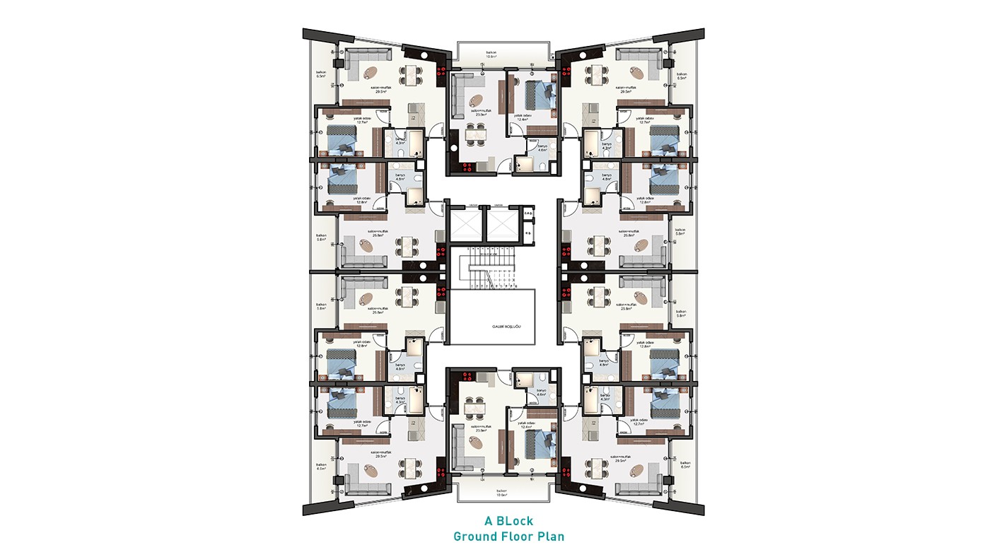 Square Light – Apartments for Sale in Alanya, Turkey - 34983
