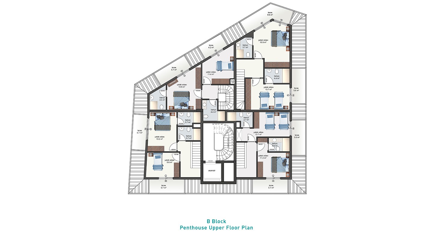 Square Light – Apartments for Sale in Alanya, Turkey - 34986