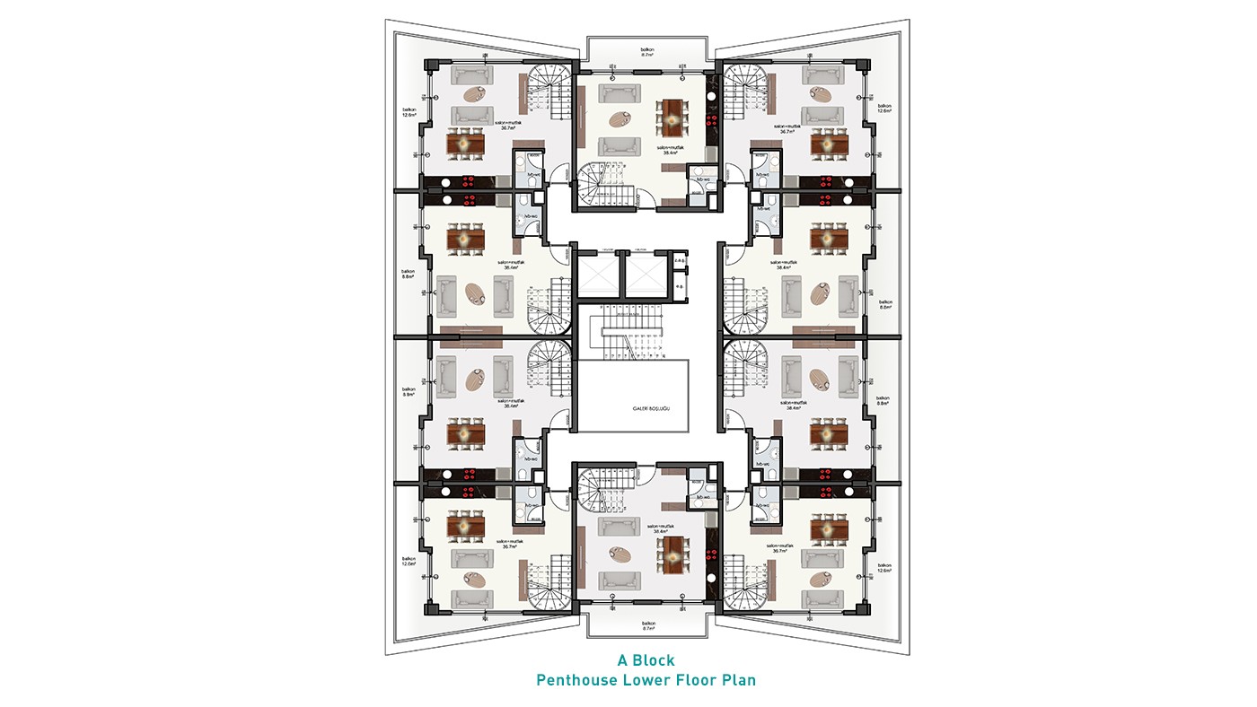 Square Light – Apartments for Sale in Alanya, Turkey - 34988