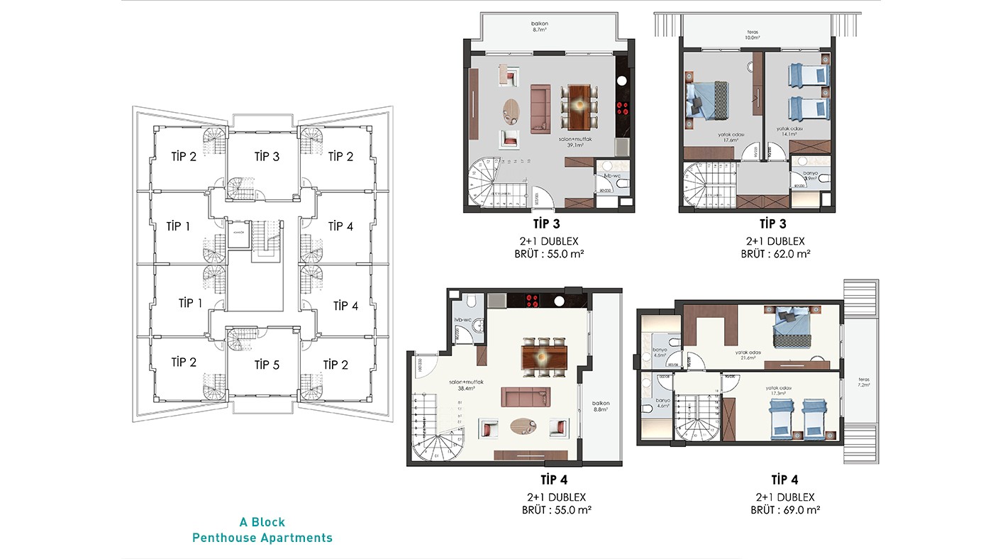 Square Light – Apartments for Sale in Alanya, Turkey - 34992