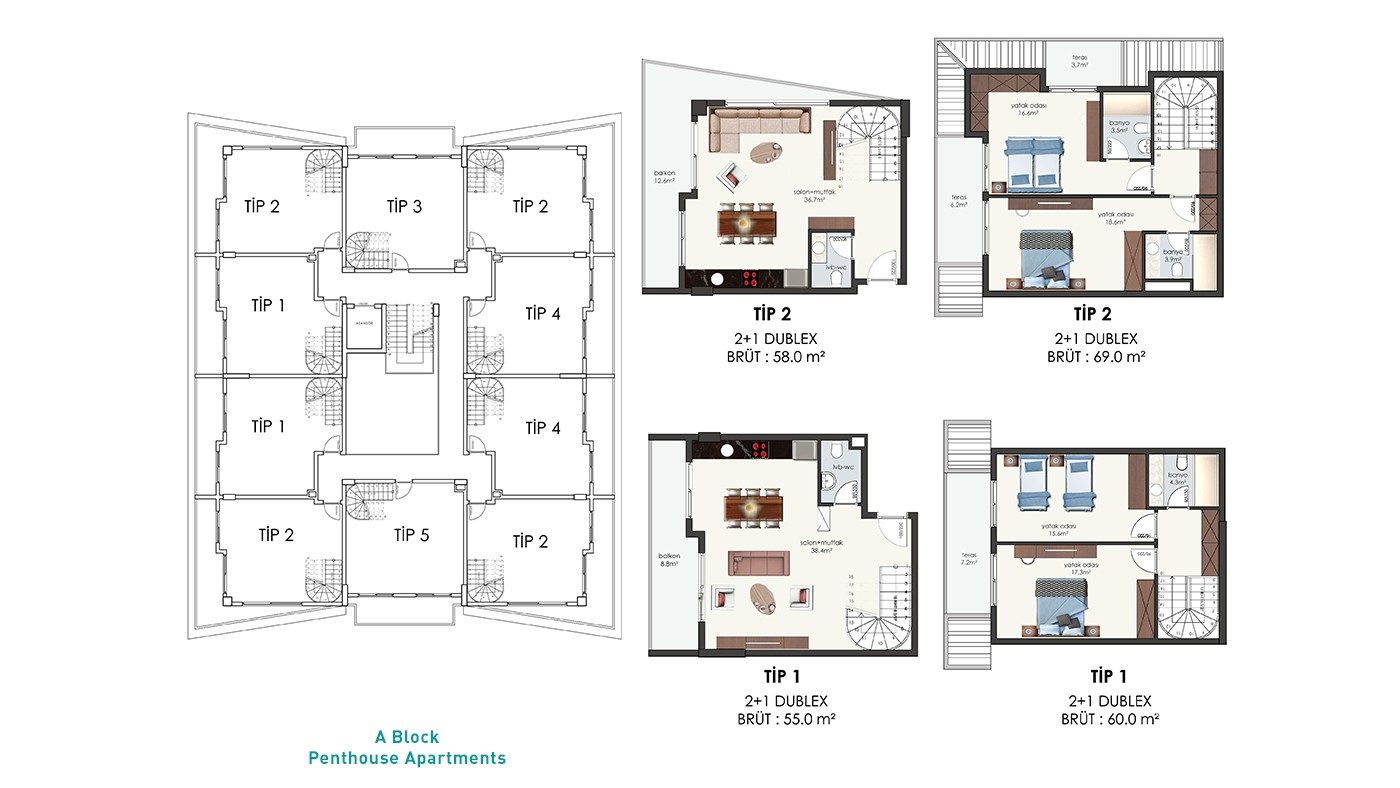 Square Light – Apartments for Sale in Alanya, Turkey - 34996