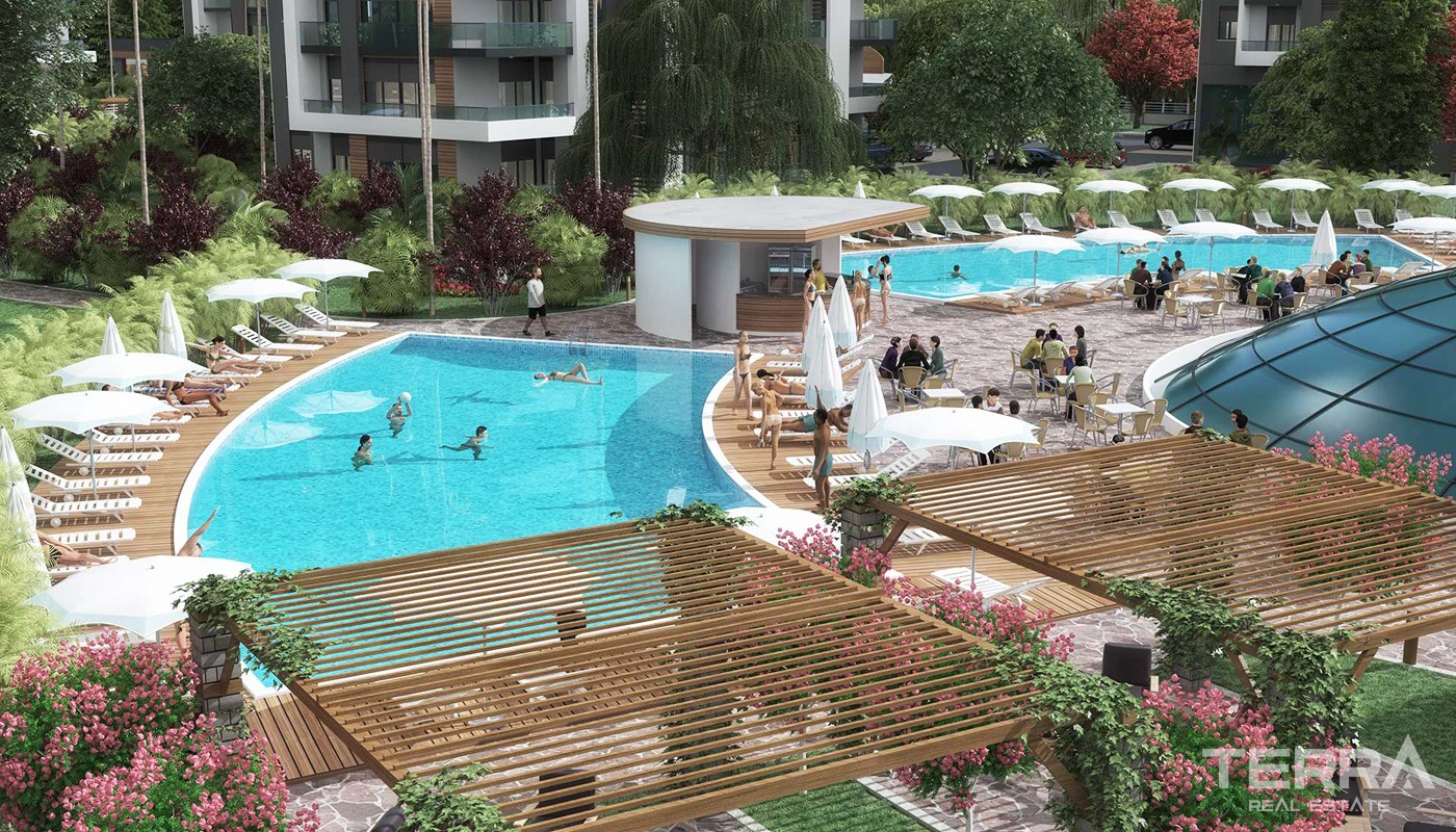 Ready Apartments in Rengi Antalya, Döşemealtı Suitable for Investment - 21062