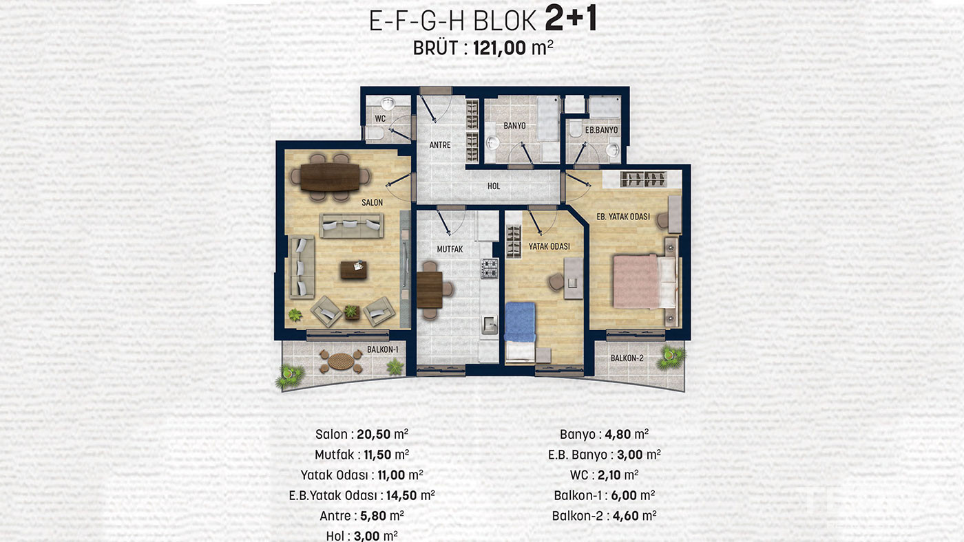 Ready Apartments in Rengi Antalya, Döşemealtı Suitable for Investment - 78361