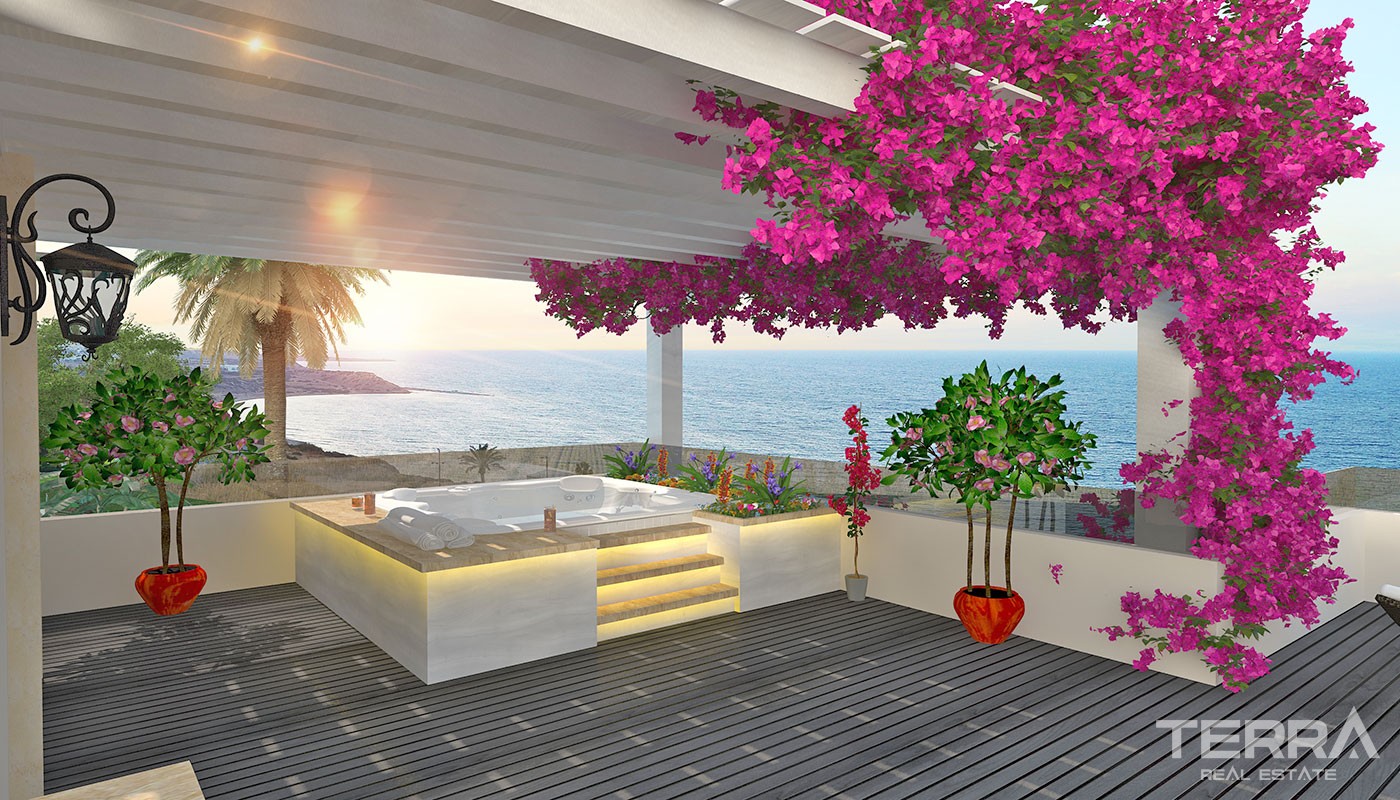 Luxury Apartments in Kyrenia Esentepe With Endless Sea View - 21316