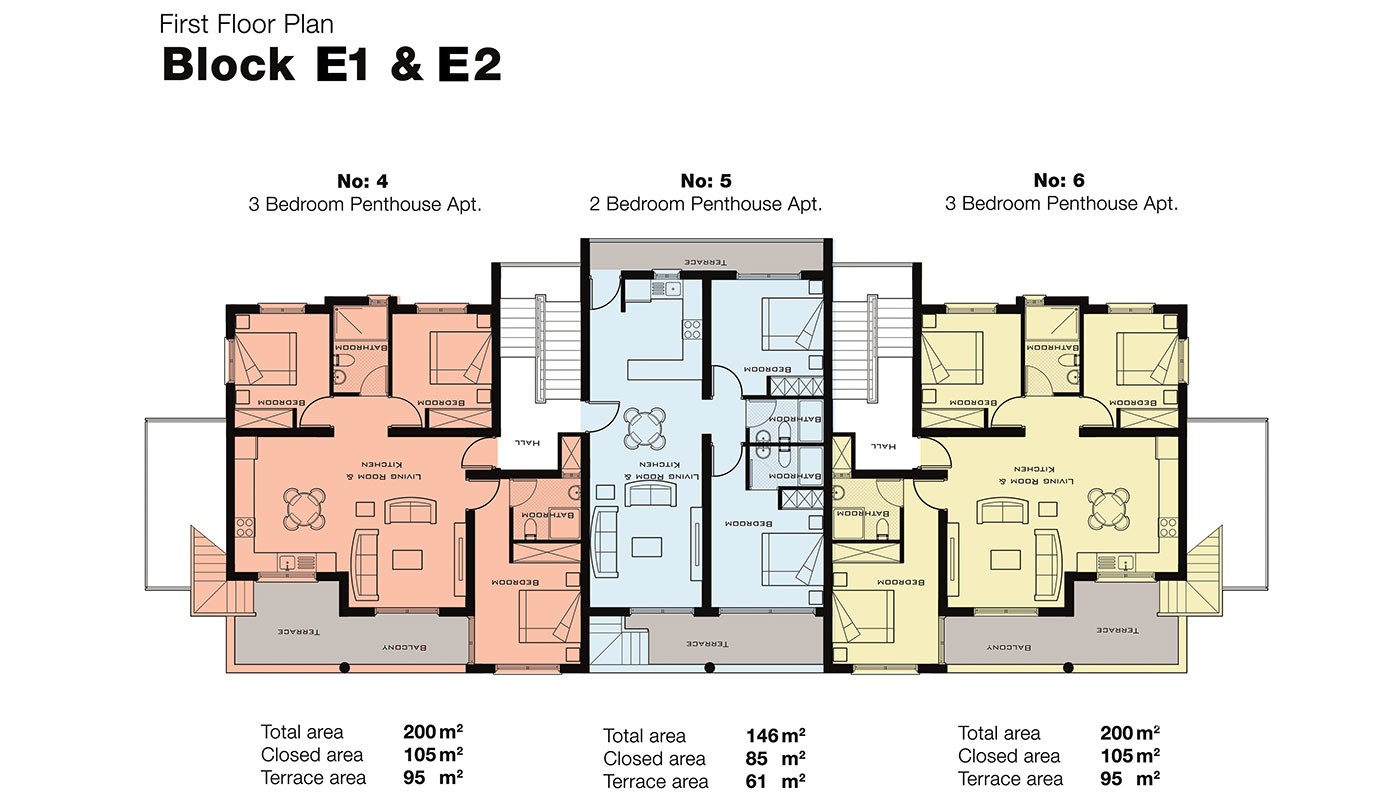 Luxury Apartments in Kyrenia Esentepe With Endless Sea View - 21337