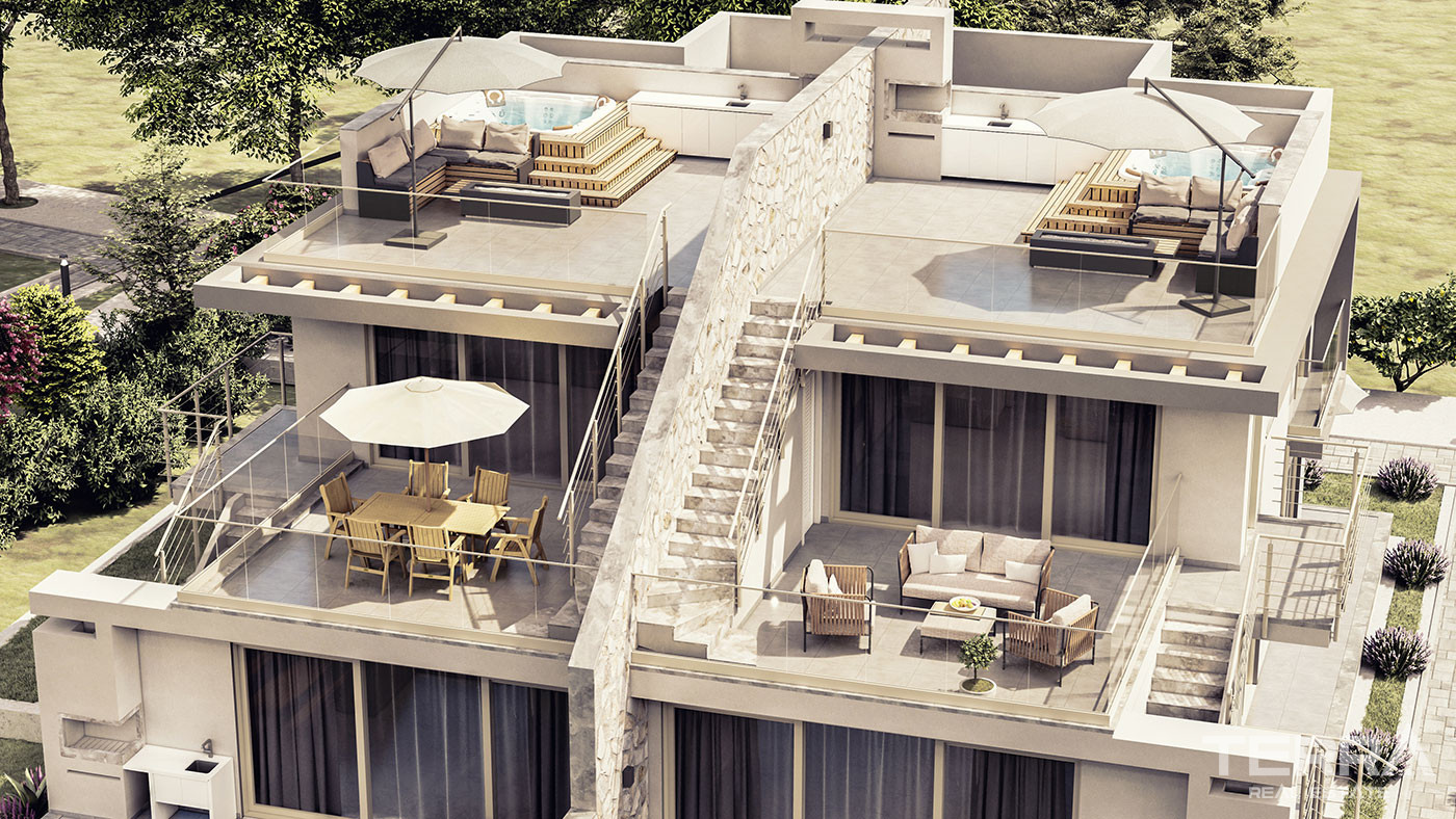 Luxury Apartments in Kyrenia Esentepe With Endless Sea View - 93200