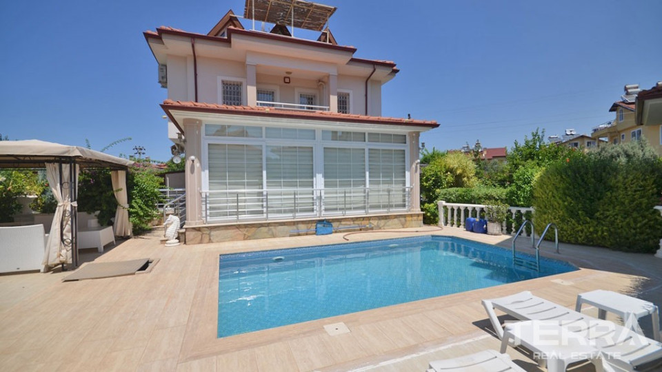 Fully Furnished Villa in Fethiye Çalış with Private Pool