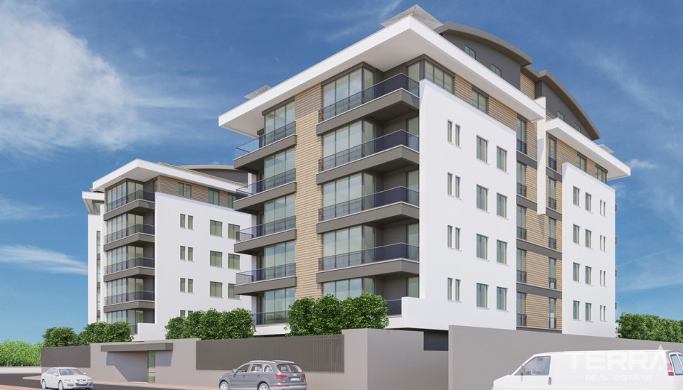 Antalya Apartments for Sale in Park Tema Residence in Konyaaltı