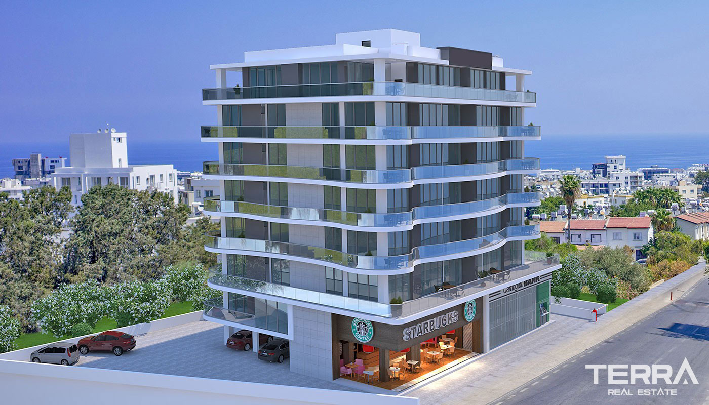 Apartamenty z widokiem na morze na sprzedaż w centrum Kyrenii - 72461