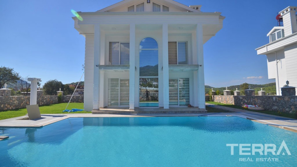 New Build Detached House in Fethiye Hisarönü with Private Pool